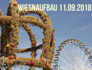 Fotos Aufbauzeit Oktoberfest München 2018 Wiesnaufbau Tag 57 - Fotos und Video vom 11.09.2018 (©Foto: Martin Schmitz)
